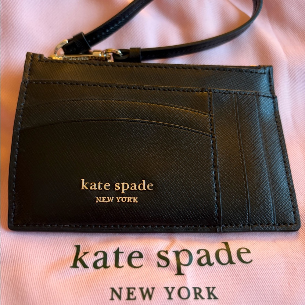 Kate Spade Black Key & Card Holder